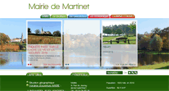 Desktop Screenshot of communedemartinet.fr